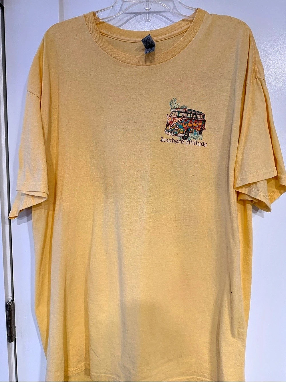 Southern Attitude Let The Good Times Roll Van T-Shirt Graphic Tee